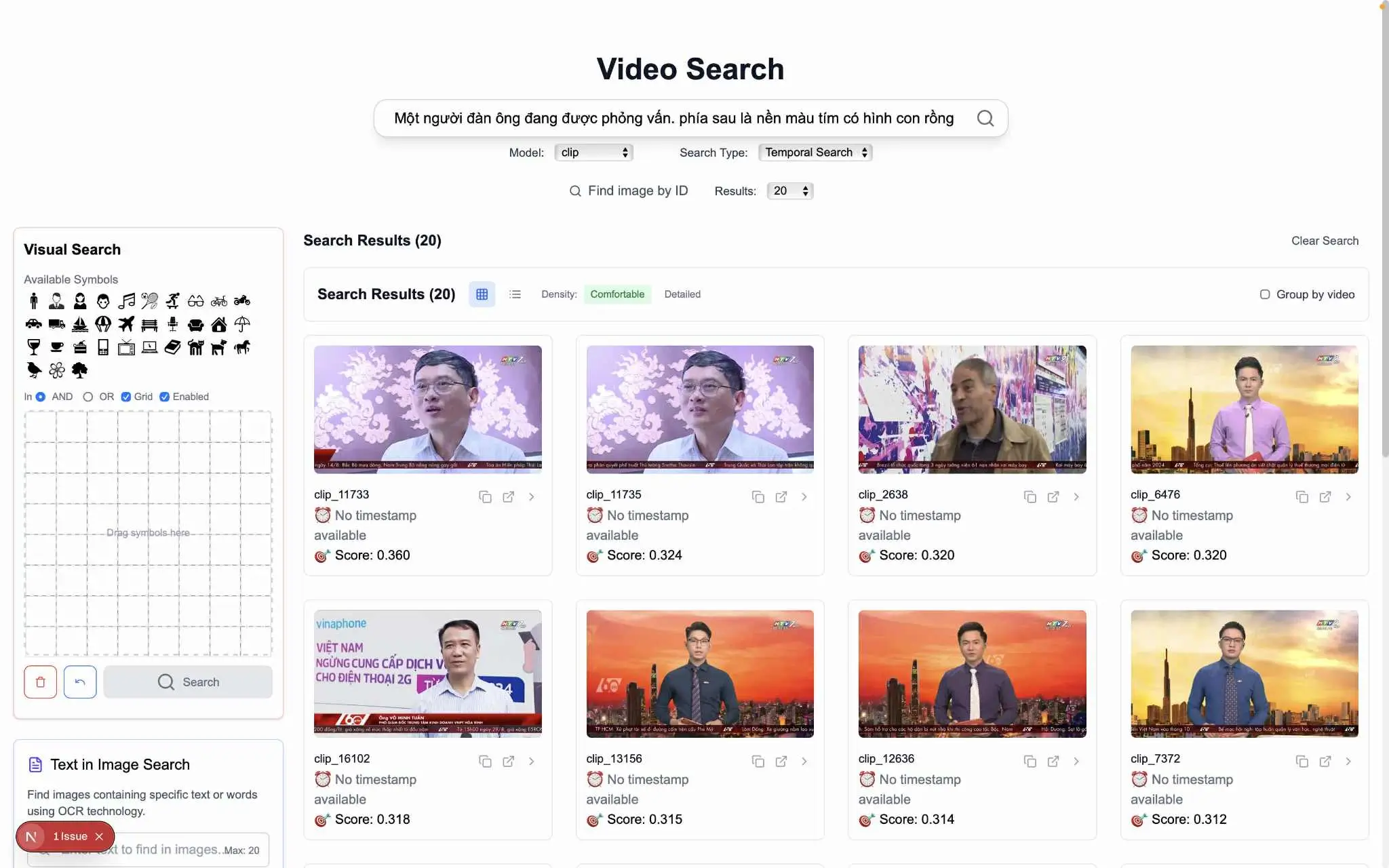 AI Video Search Engine
